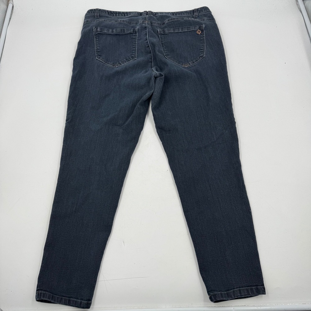 Democracy Ab Technology Women's Jeans Size 14 Dark Wash Slim Fit Stretch - Picture 8 of 11